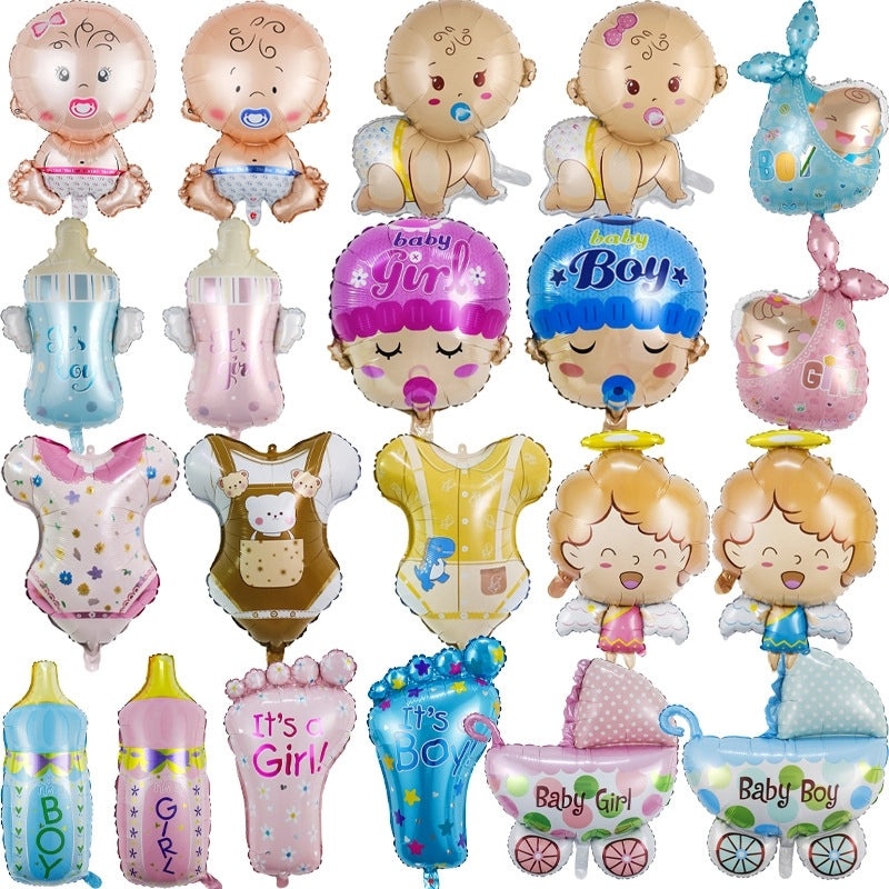 Birthday Cute Human Aluminum Foil Balloons for Party Festival Decorations|Party Supplies