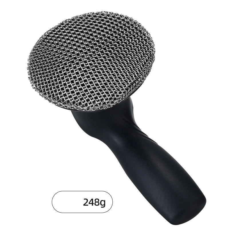 Solid Color 316 Stainless Steel Silica Gel Cleaning Brush for Household & Cleaning Supplies|Household Cleaning Tools