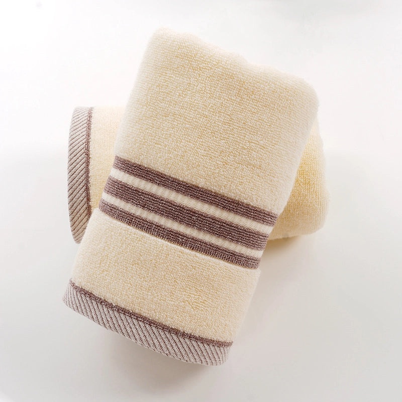 Absorbent Cotton Towel with Embroidered Logo for Household and Promotional Gifts|Home & Living - Towels & Linens