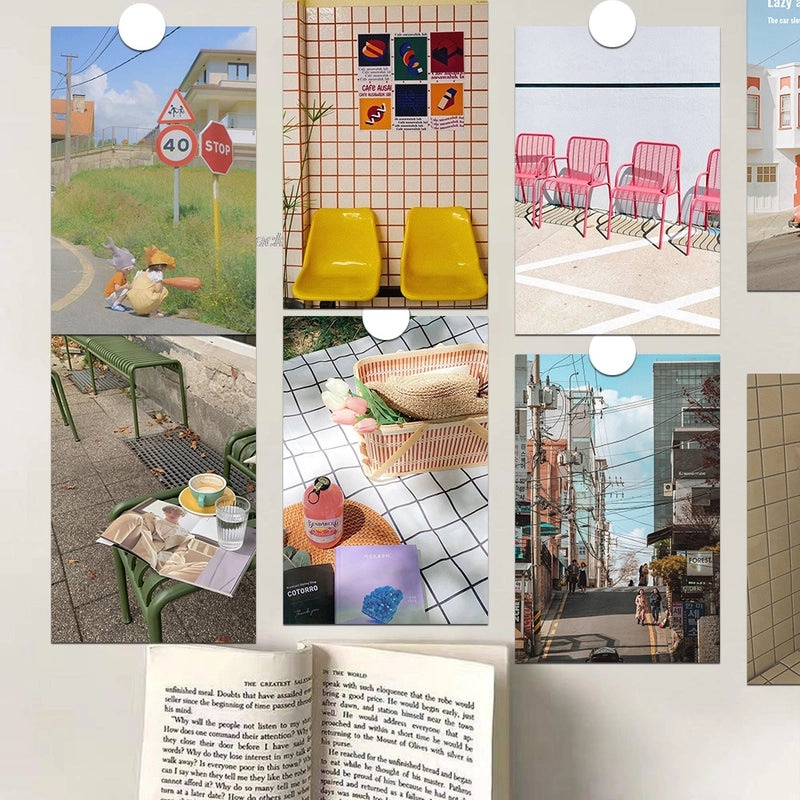 Retro Japanese Style Cute Human Letter Chair Paper Cards 10 Sheets|Party Supplies Invitations Stationery