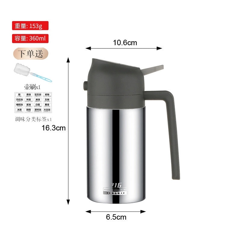 Food Grade 316 Stainless Steel Dual-Purpose Leak-Proof Kitchen Sprinkler Bottle | Kitchen Tools & Gadgets