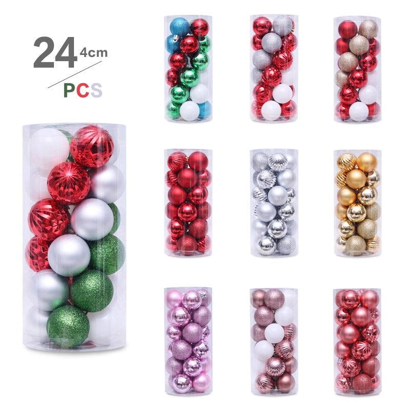 Christmas Ball Ornaments Set of 24|Christmas Decorations