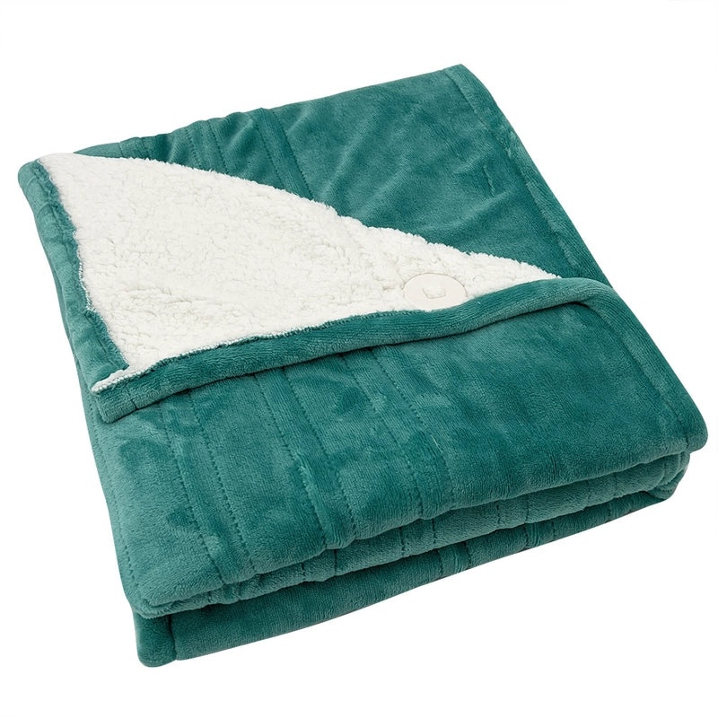 Cozy Solid Color Flannel Electric Blanket for Bedding | Home & Living Bedding