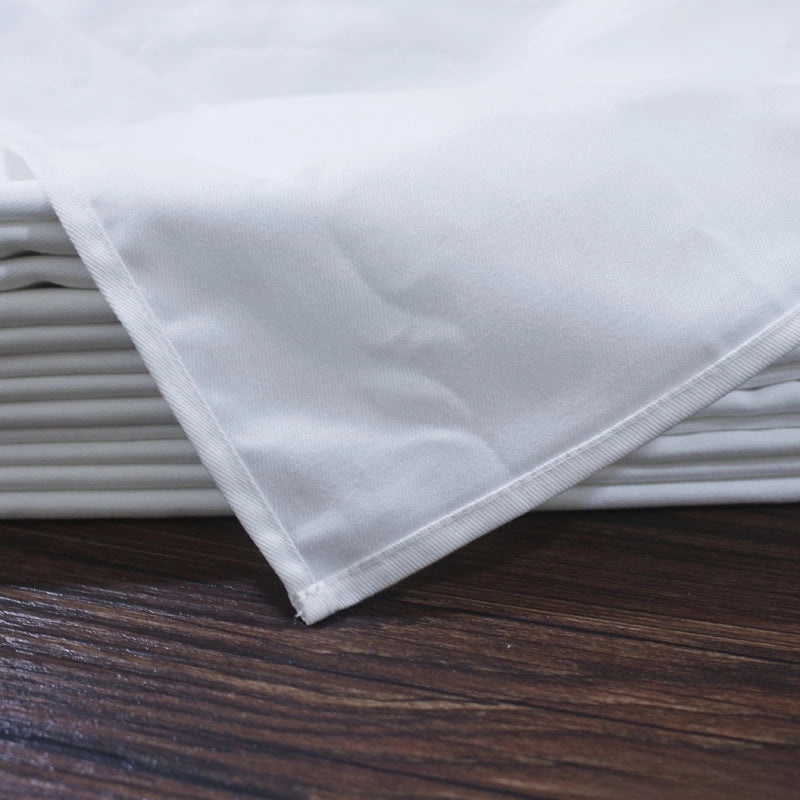 10 Pieces Pure White Cotton Napkins Absorbent Lint-Free Mouth Cloths and Cup Wipes|Home & Kitchen Essentials