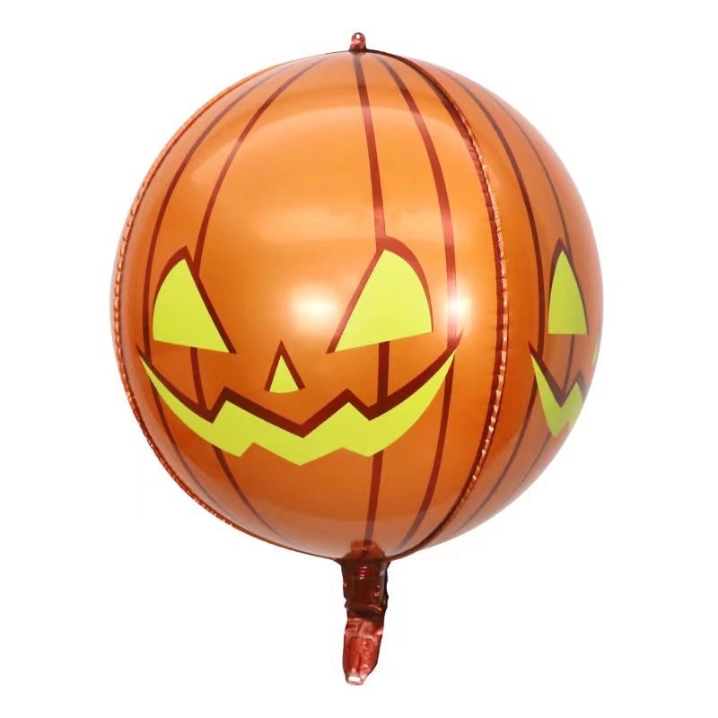 Minimalist Classic Pumpkin Aluminum Film Christmas Balloons | Holiday Party Decorations
