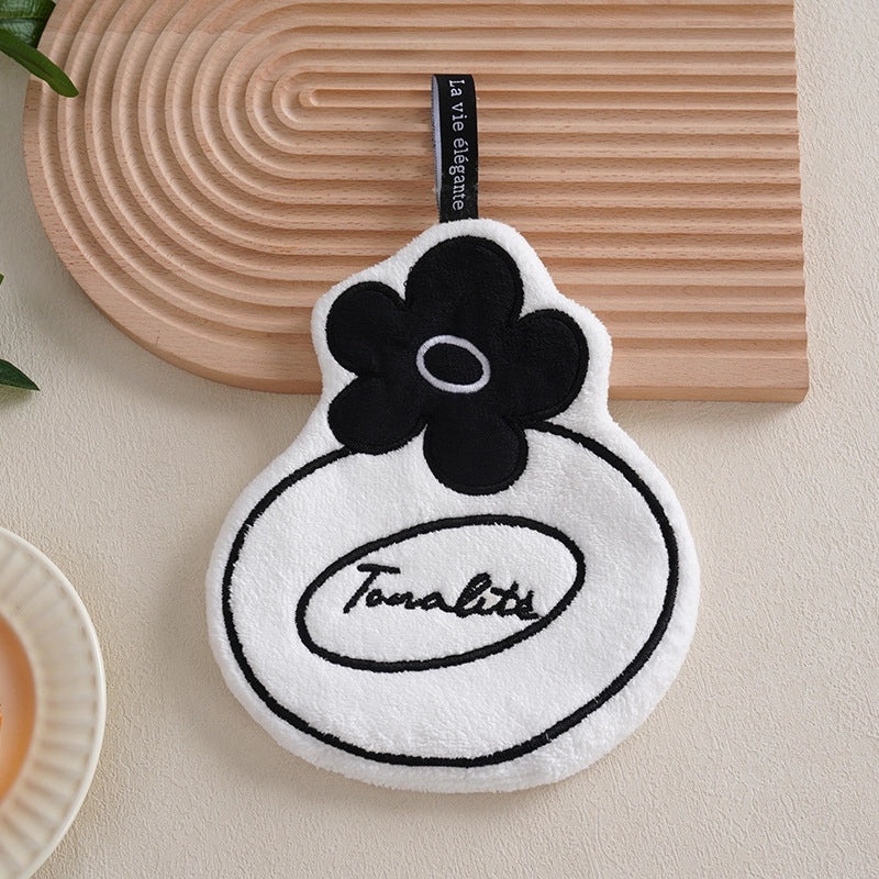 Minimalist Classic Letter Printed Polyester Towels | Home & Living Textiles