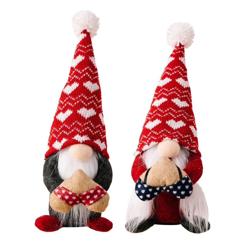 Valentine's Day Cute Rudolph Cloth Doll Festive Table Decoration | Home Decor & Holiday Accessories