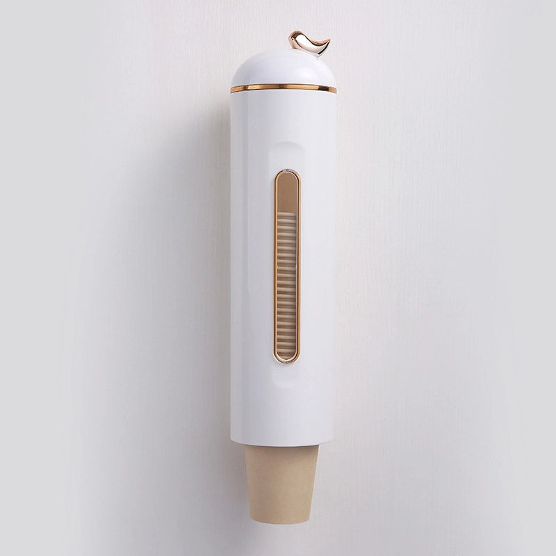 Automatic Wall-mounted Disposable Paper Cup Holder | Home & Kitchen Storage
