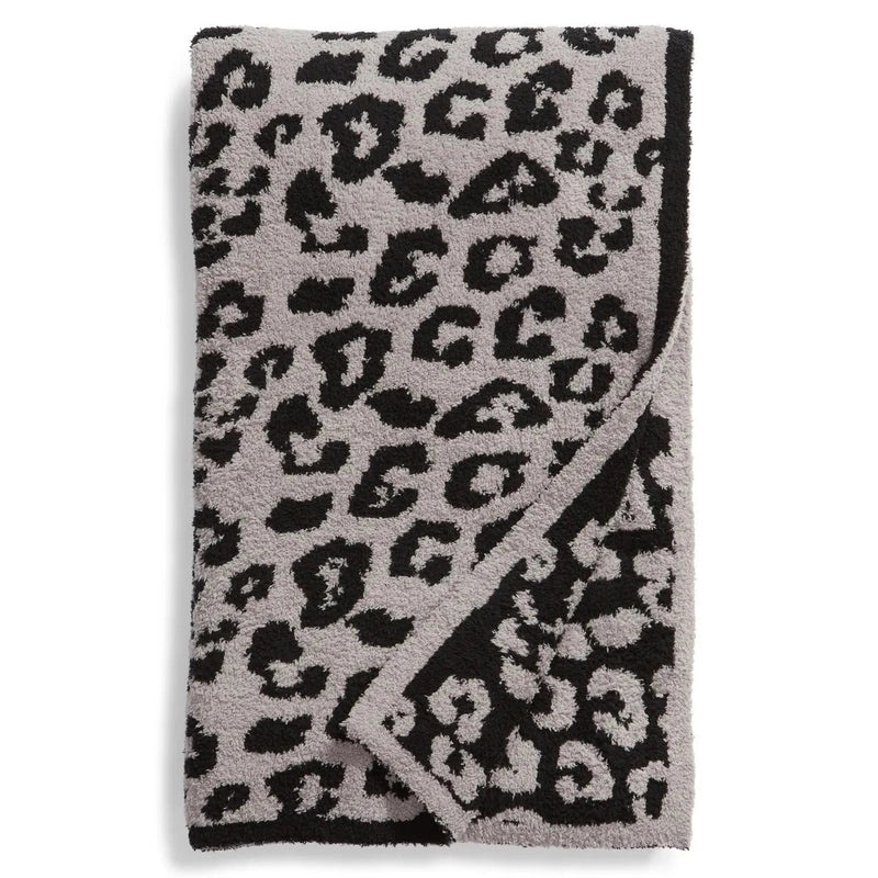 Leopard Print Polyester Throw Blanket for Couch and Sofa | Home Decor & Bedding