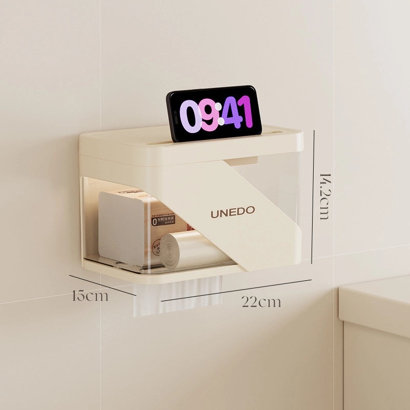 Minimalist Elegant ABS PS Letter Tissue Box for Casual Home Decor|Home & Living Accessories