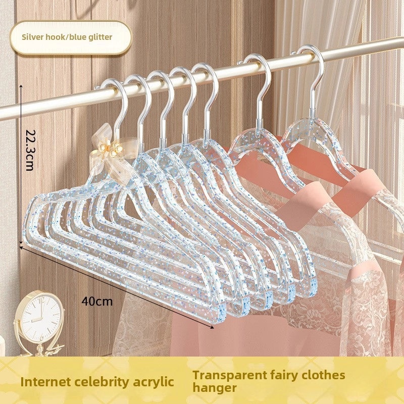 Acrylic Crystal Clothes Hanger for Women|Home & Kitchen > Storage & Organization > Closet Organizers