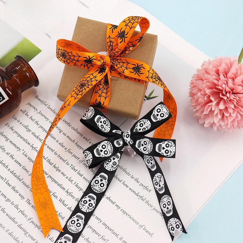 All Saints Halloween Ribbon Set for DIY Bow Decoration and Gift Packaging|Craft Supplies & Ribbon