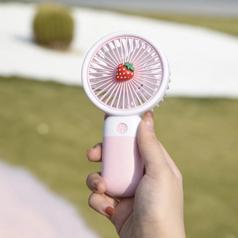 Mini Portable Solid Color Plastic Fan|Home & Garden Accessories