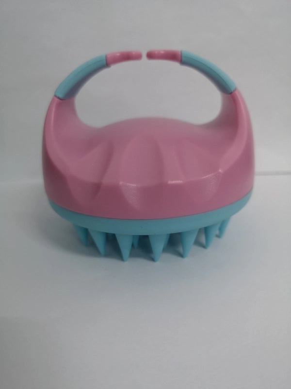 Silicone Handheld Shampoo Brush for Scalp Massage and Bath Cleaning | Hair Care & Styling Tools