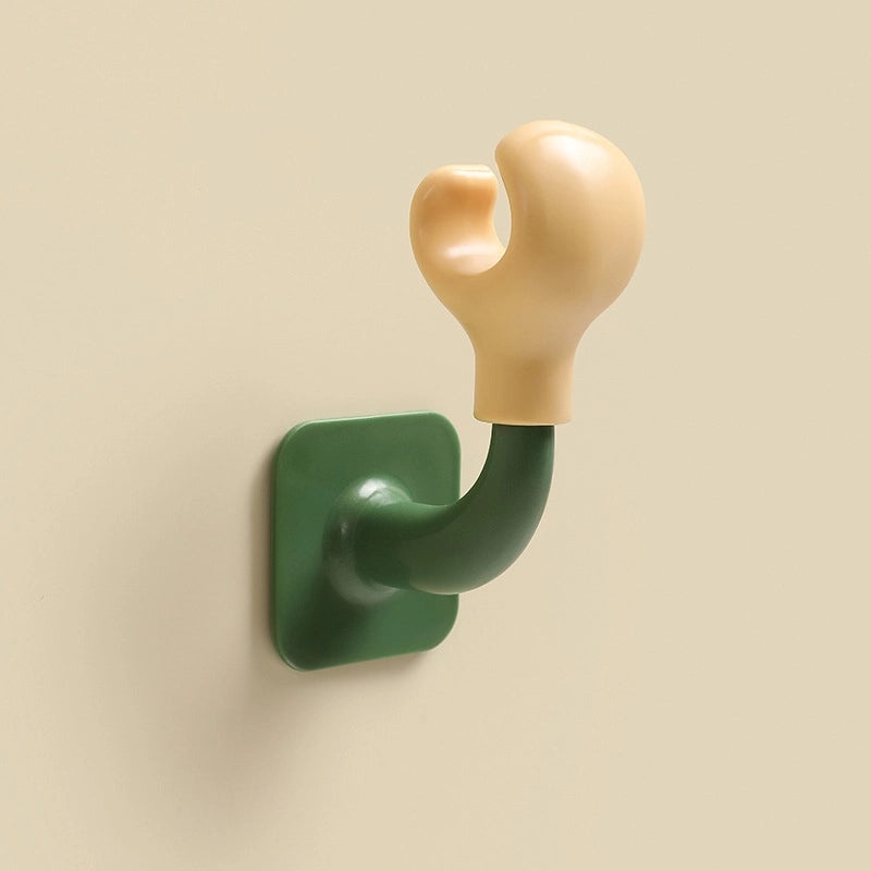 Cute DIY Round Head Shoe Foot Mat Small Feet Detachable Adhesive-Free Decorative Tissue Box and Trash Can Accessory|Home Decor & Organization