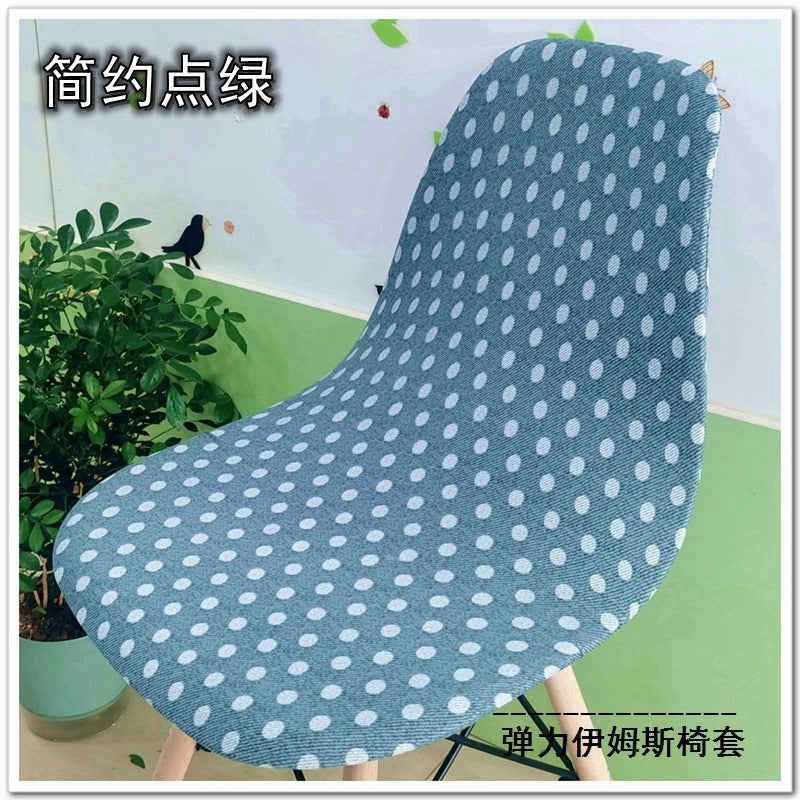 Printed Stretch Eames Chair Cover for Kitchen and Hotel Use | Home Decor & Furniture Accessories