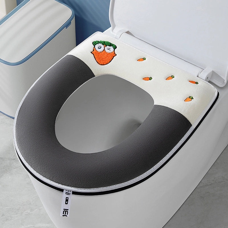 Cute Animal Print PVC Corduroy Bathroom Rug|Home Decor & Bath Accessories