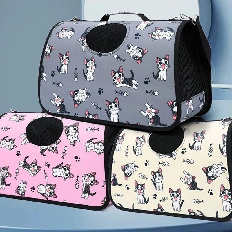 Foldable Space Capsule Pet Carrier Backpack for Small Dogs and Cats Portable Outing Cage Bag|Pet Carriers & Travel Gear