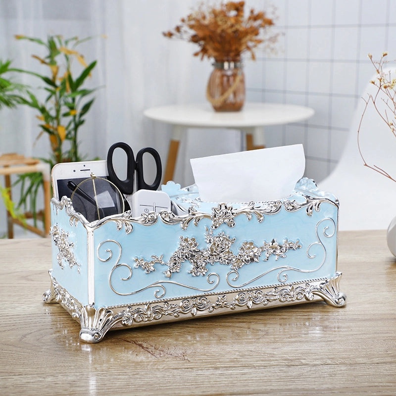 Elegant Minimalist Solid Color Plastic Tissue Box Holder|Home Decor & Storage Solutions