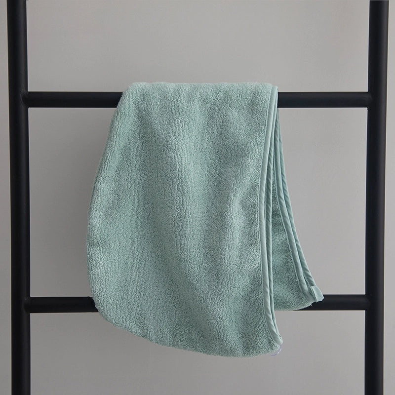 Coral Velvet Bamboo Charcoal Antibacterial Double-layer Hair Drying Towel Cap for Women | Hair Care Accessories