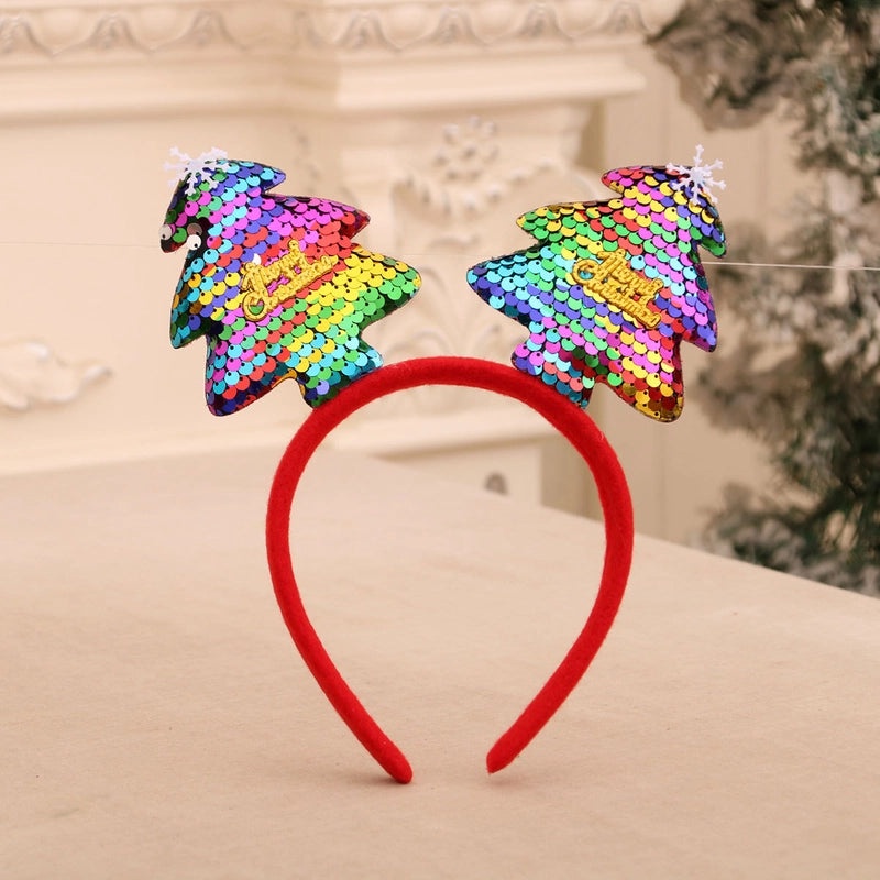 Christmas Snowman and Reindeer Antler Hair Bands Nonwoven Party Accessories|Festive Party Supplies
