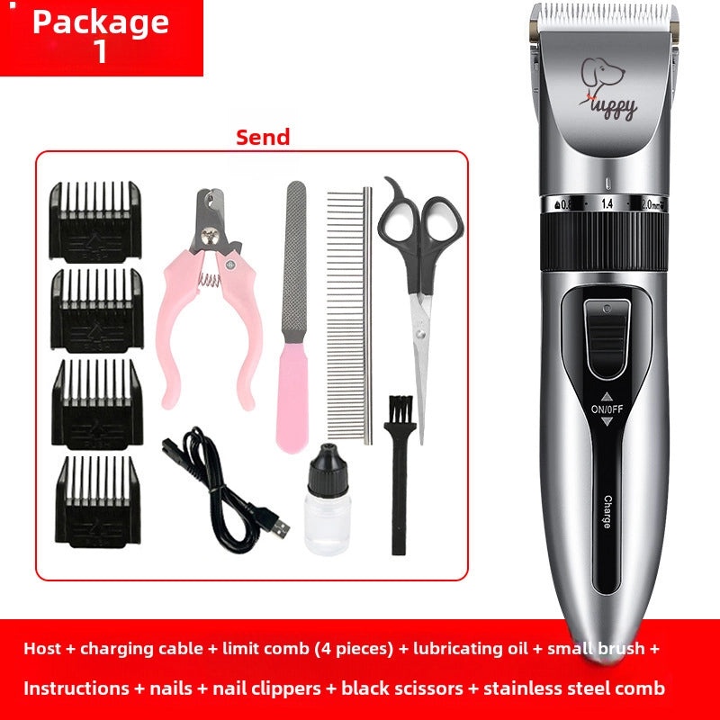 Pet Electric Hair Clipper Set for Dogs and Cats | Pet Grooming Tools