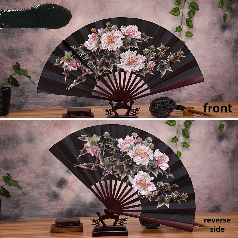 10 Inch Vintage Chinese Folding Fan for Advertising and Summer Promotion | Home & Garden > Fans & Cooling Appliances