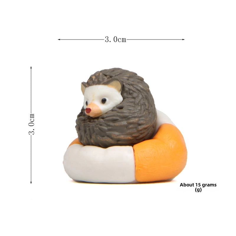 Miniature Sitting Hedgehog Sofa Doll DIY Home Garden Decor | Home & Garden Miniatures