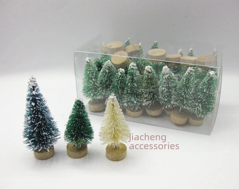 Mini Christmas Tree Gift Bags in Blue & Green | Christmas Decorations