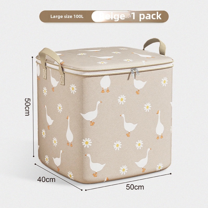 Large Capacity Waterproof Quilt Storage Bag for Dorm, Moving, Clothes, Moisture-proof Organizer|Home Storage & Organization