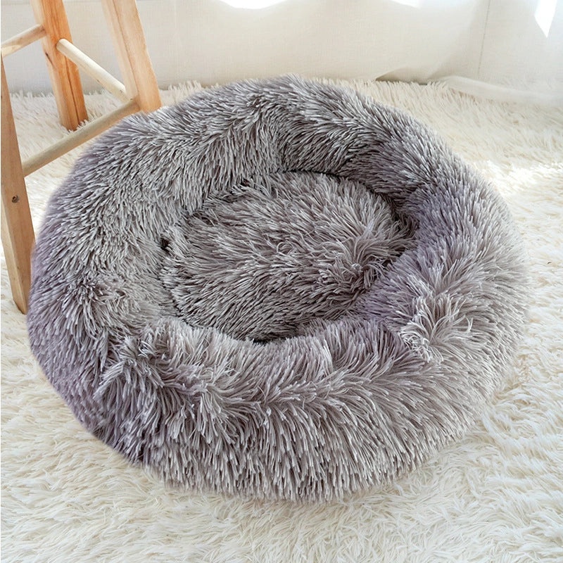 Long Velvet Pet Nest for Cats and Small Dogs | Pet Beds & Accessories