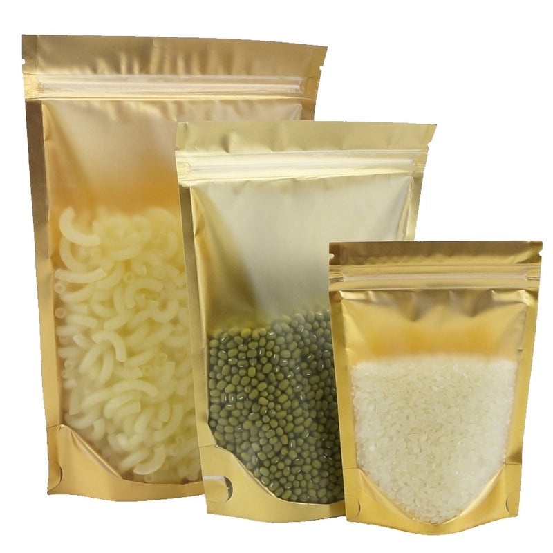 Minimalist Solid Color Plastic Food Storage Bags 100pcs | Kitchen Storage & Organization