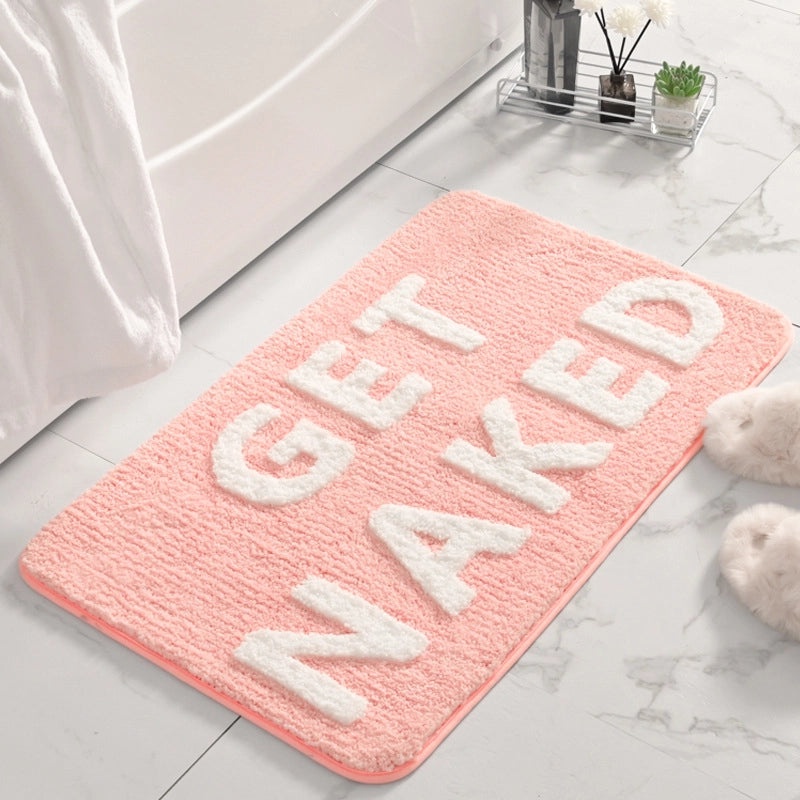 Bathroom Anti-Slip Letter Print Mat|Home & Living Bath Accessories