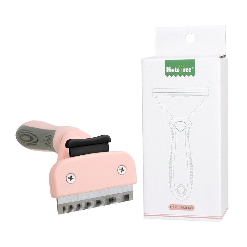 Pet Grooming Comb Dog Hair Detangling Knife One-Button Hair Removal Tool|Pet Grooming Supplies