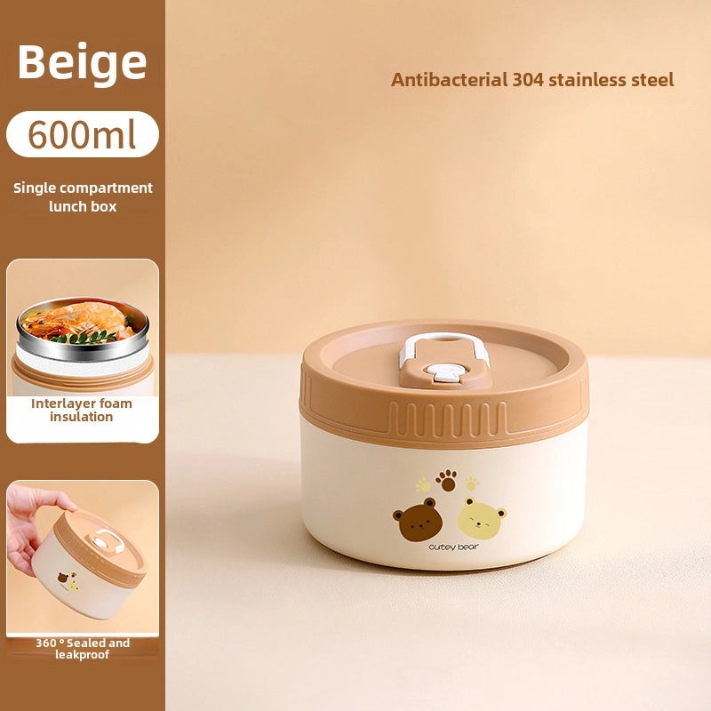 Microwave Safe Cat Lunch Box Set | Office & Home Insulated Small Meal Container | Cute Portable Lunch Box | Kitchen Storage Containers|Lunch Boxe