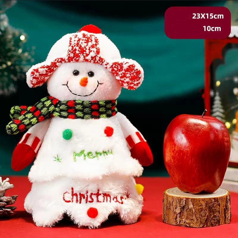 Christmas Tree Santa Claus Snowman Gift Bags Festive Party Wrapping Supplies|Holiday Party Supplies