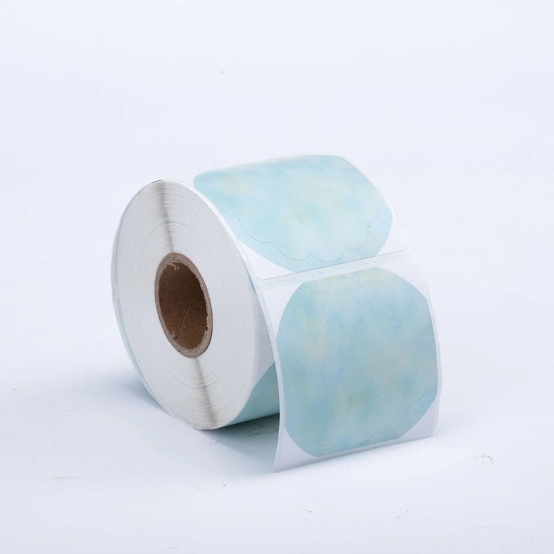 Phomemo Round Waterproof Thermal Label Paper Self-Adhesive Electronic Logistics Shipping Labels|打印耗材