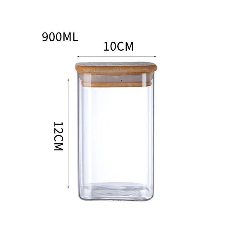 Simple Modern Glass Storage Box for Home Organization|Home Storage & Organization