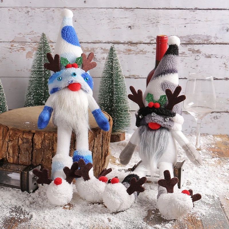 Cute Christmas Reindeer Antler Doll Cartoon Style Indoor Festival Party Decoration|Holiday Decorations