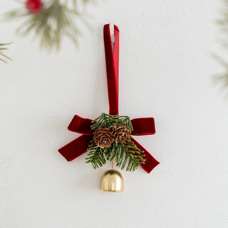 Korean Style Christmas Bell Hanging Ornaments Iron Holiday Party Home Decorations|Home Decor Ornaments