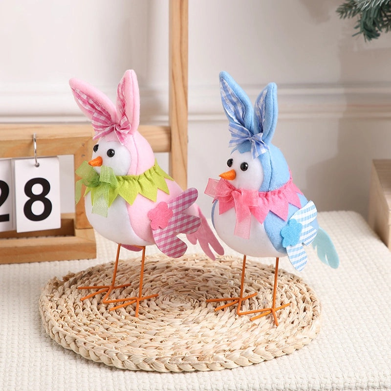 Easter Cartoon Bird Dolls Desktop Ornaments Festive Office Decoration Props|Home Decor