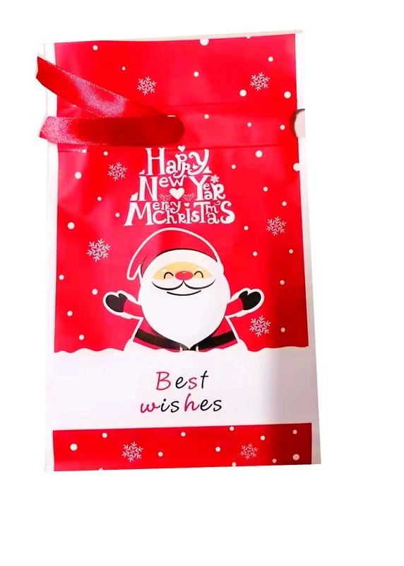 Holiday Snowflake Drawstring Gift Bags for Candy Cookies | Seasonal Packaging