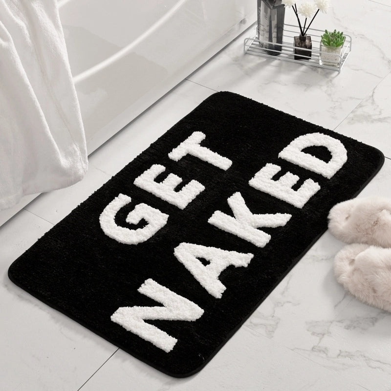 Bathroom Anti-Slip Letter Print Mat|Home & Living Bath Accessories