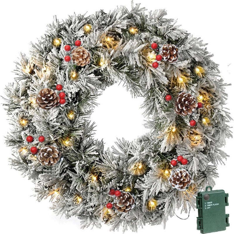 Christmas Rattan Garland 40CM 50CM 60CM Festive Holiday Decoration for Home|Christmas Decorations