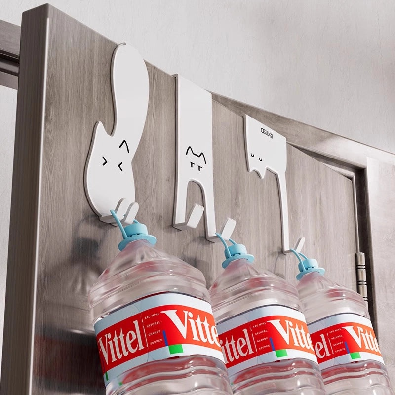 Minimalist Cat Shape Iron Wall Hooks for Home Decor|Home Organization & Storage Accessories