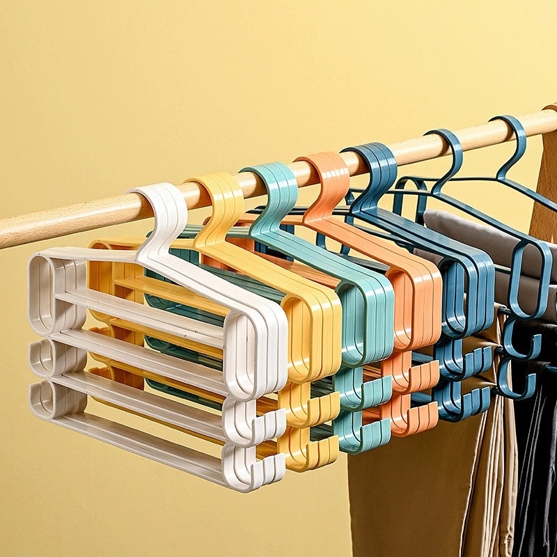 Multifunctional Pants Hanger with Clips for Household Storage | Home Organization