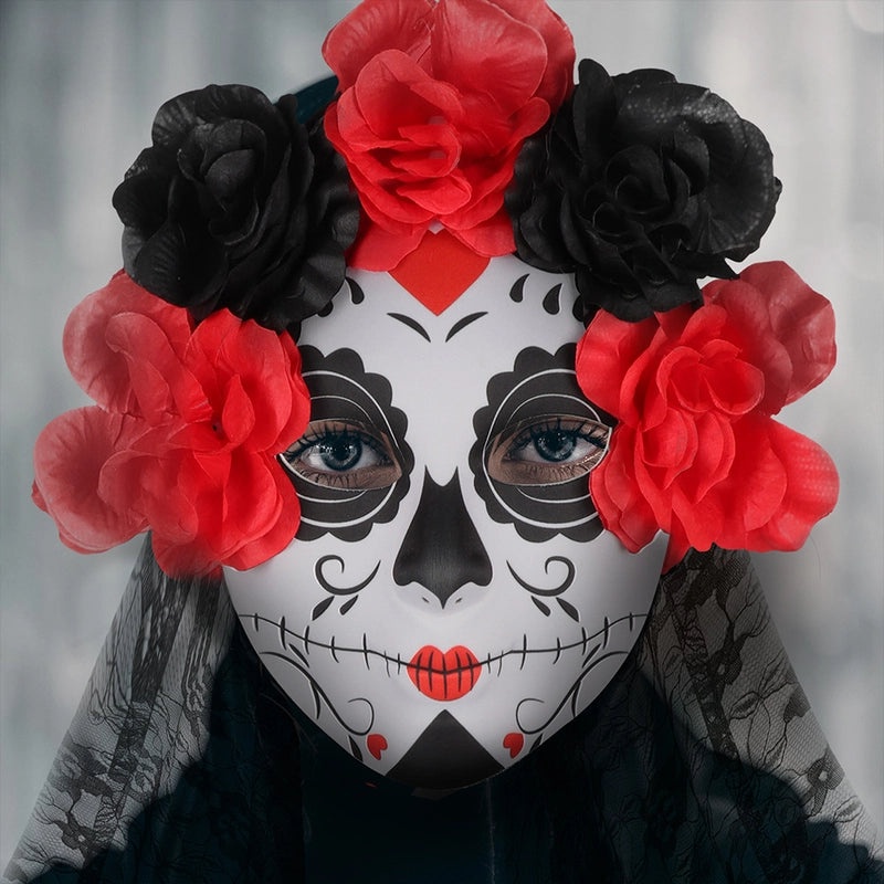 Halloween Floral EVA Party Mask Minimalist Design | Halloween Masks