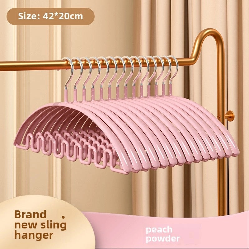 Lightweight Luxury Black Wave Pattern Underwear Hanger Multi-Functional Plastic Clothes Rack for Dormitory Storage|Home Storage & Organization