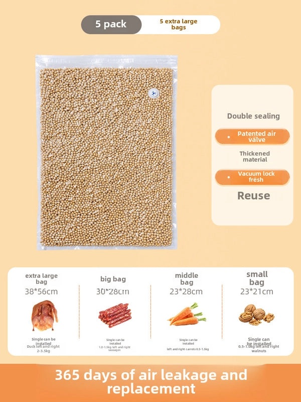 Taili Vacuum Sealed Food Storage Bags, Food Grade Freezing & Fresh-Keeping Self-Sealing Bags for Cooked Food|Kitchen Storage & Food Preservation