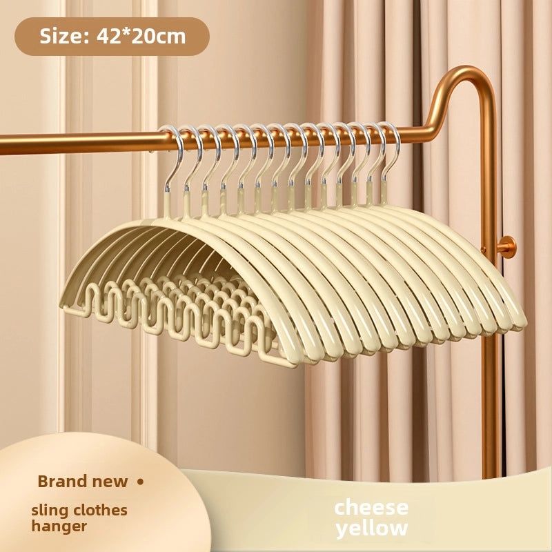 Lightweight Luxury Black Wave Pattern Underwear Hanger Multi-Functional Plastic Clothes Rack for Dormitory Storage|Home Storage & Organization